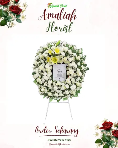 Krans Bunga Duka Kepuhkiriman